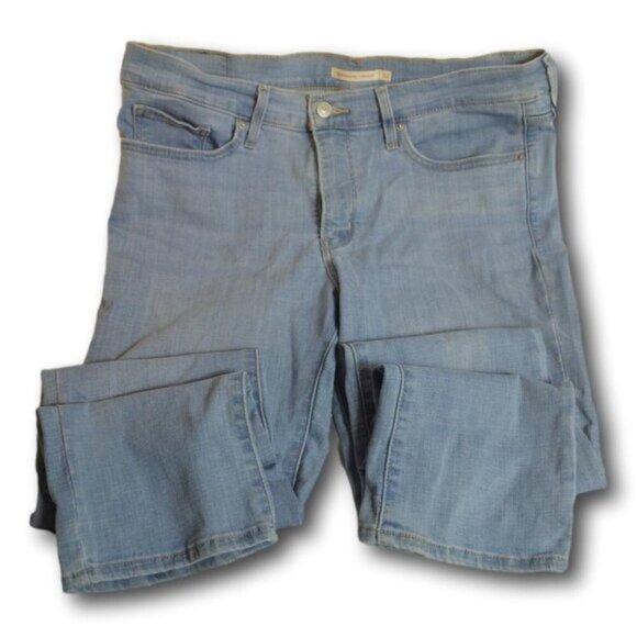 Mens Levi's 314 Mid-Rise Shaping Straight Jeans Size 32 - Picture 1 of 4